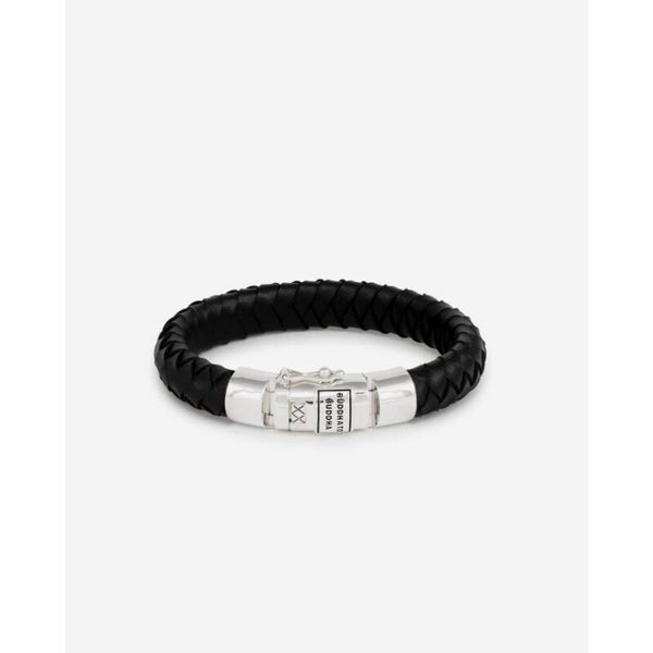 Buddha To Buddha Armband Ben Leer Zwart