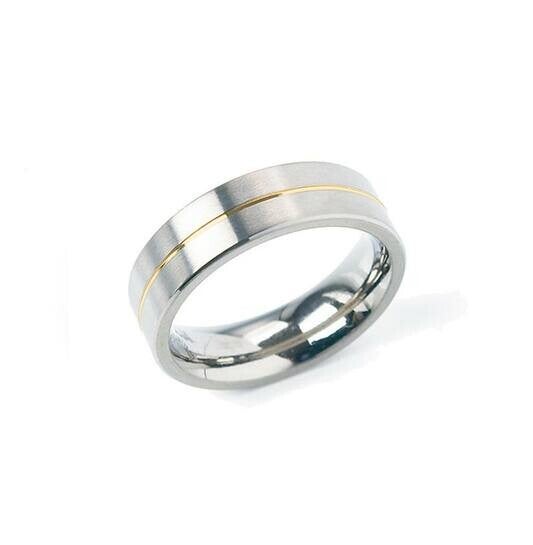 Boccia Ring Titanium Bicolor 0101-21