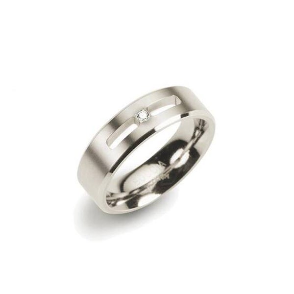 Boccia Ring Titanium Diamant 0101-26