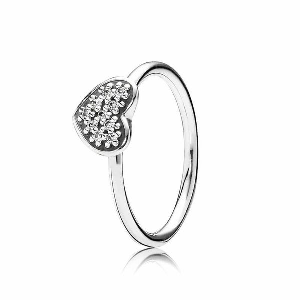 Pandora Ring Pavé Hart 190890CZ