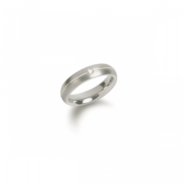 Boccia Ring Titanium Diamant 0130-05