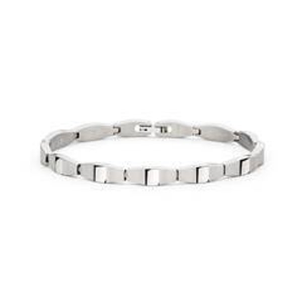 Boccia Schakelarmband - Titanium - 20cm 03076-01