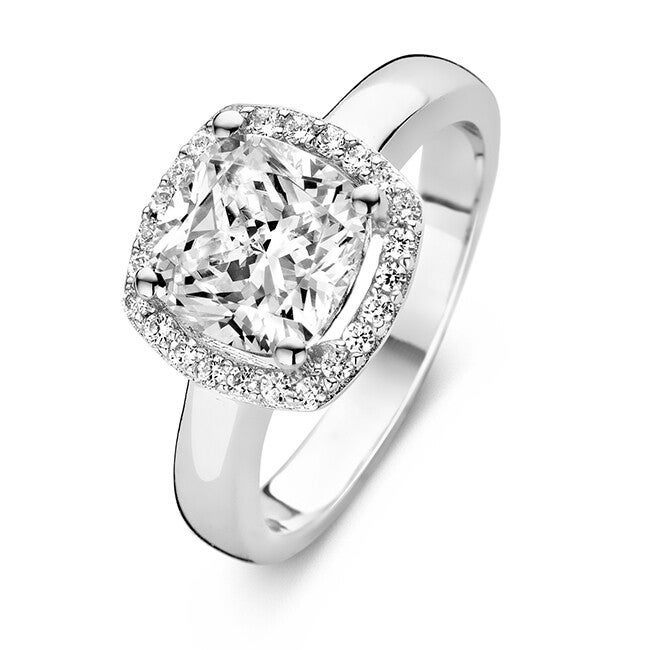 Rosa Di Luca Zilver Ring Zirkonia 629.278