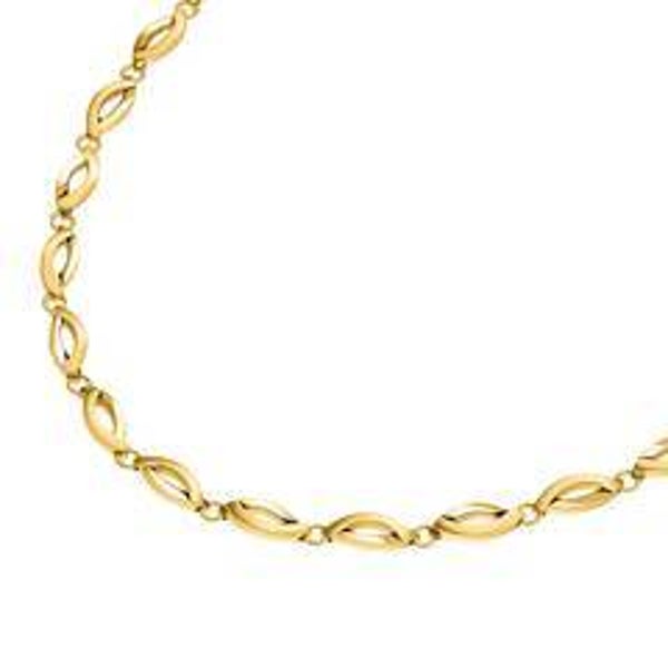 0876-04 Schakelcollier - Titanium - 47cm