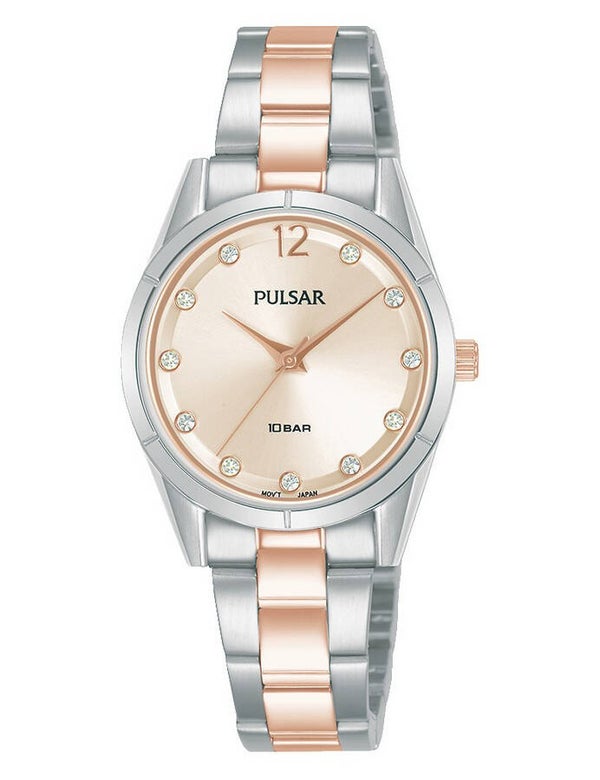 Pulsar Dames Horloge met Rose PH8505X1