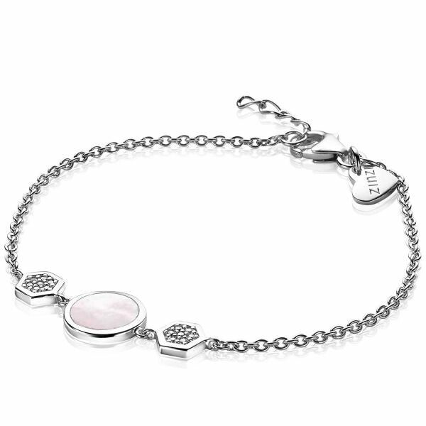 ZINZI Armband Zilver Parelmoer ZIA2011