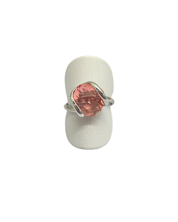 Andrea Marazzini Ring met Roze Swarovski RHMINRPRSW