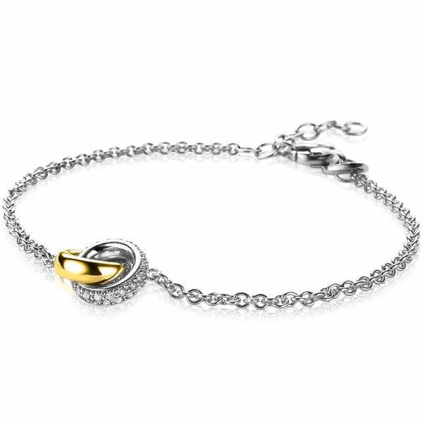 ZINZI Armband Zilver Bicolor ZIA2102