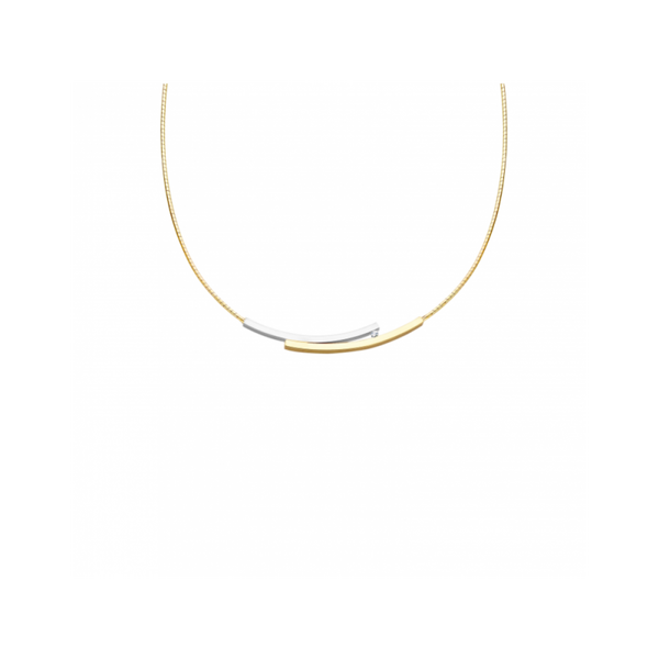 Fjory Choker Bicolor Diamant 4mm 41-C374504-0,03