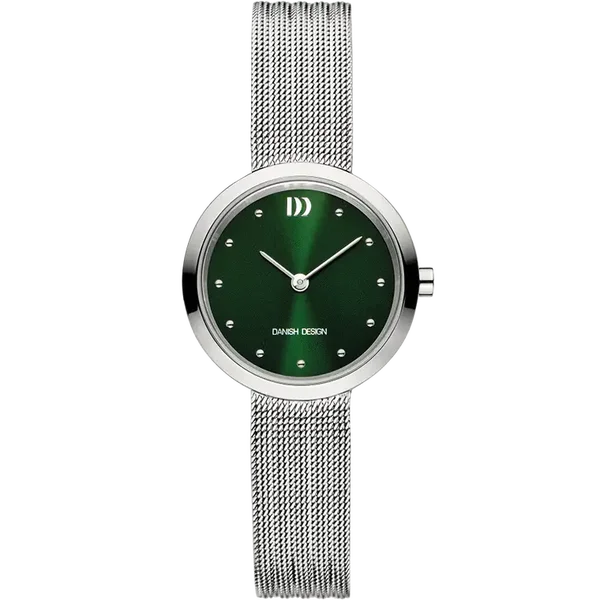 Danish Design Dames Horloge Julia Silver Green IV77Q1210
