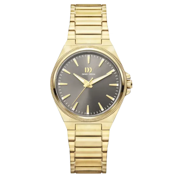 Danish Design Dames Horloge DKX Pro Gold Grey S IV84Q1303