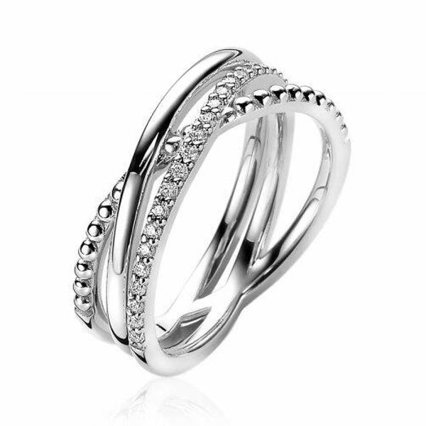 ZINZI Ring Zilver Zirconia ZIR2141