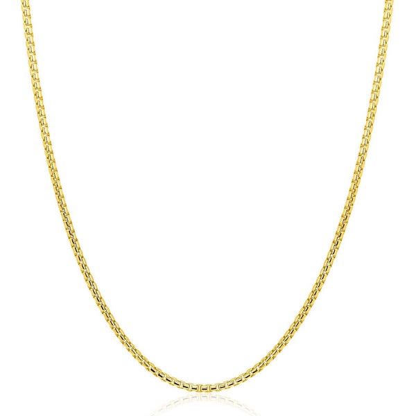 ZINZI Collier Zilver gold plated Venetiaans schakel ZIC2842G