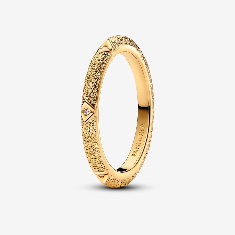Pandora Me Ring Textuur & Stenen 14K Gold-plated 163322C01