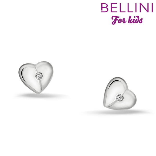 Bellini For Kids Oorknoppen Hartje Zirkonia 575.026