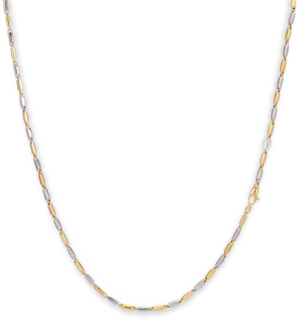 865-C BIC Monzario 14 Karaats Bicolor collier