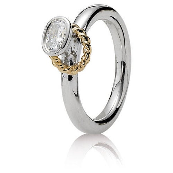 Pandora Ring Zirkonia Geelgoud 190830CZ