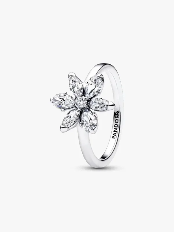Pandora Ring Zilver Bloem Sprankelend 193000C02
