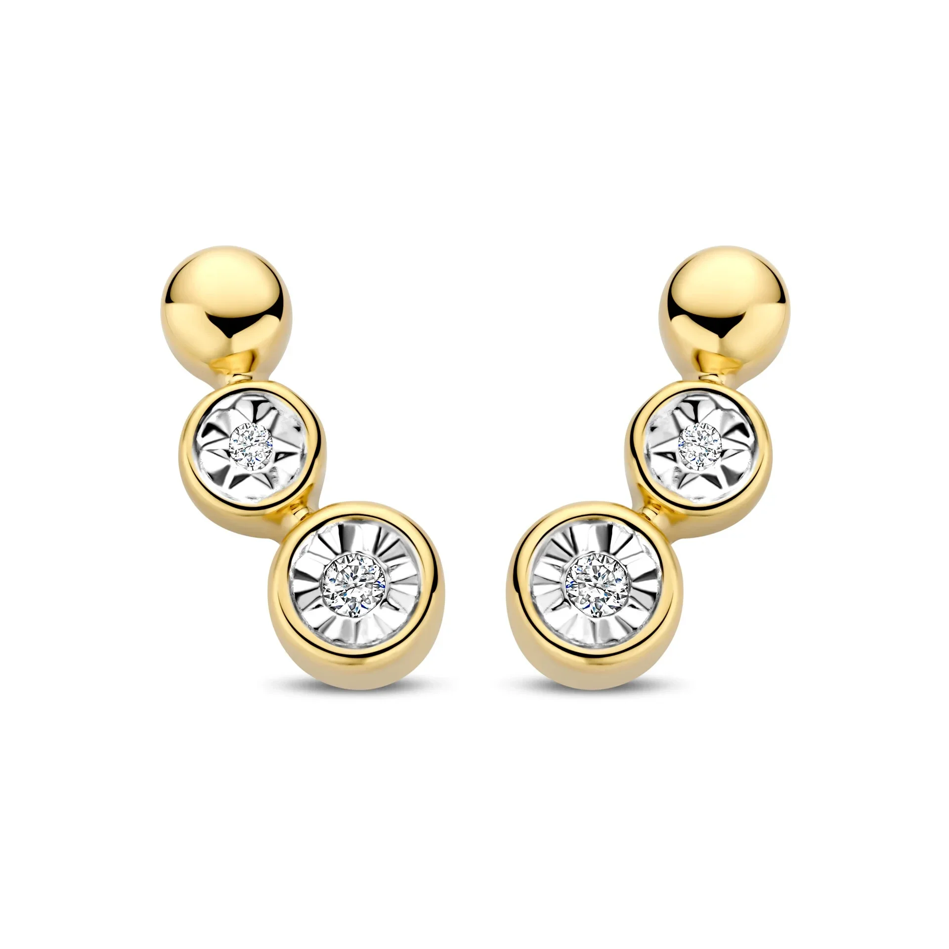 Bernstein Oorstekers 14k Geelgoud Briljant 195.552.40