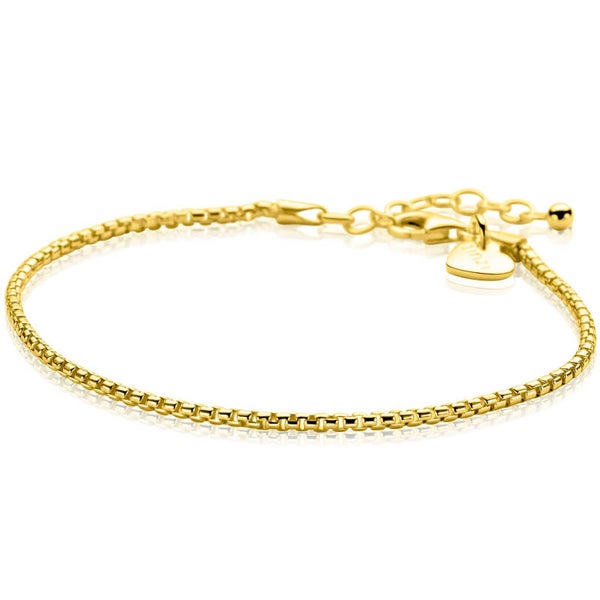 ZINZI Armband Zilver Goud Verguld Ronde Venetiaans ZIA2842G