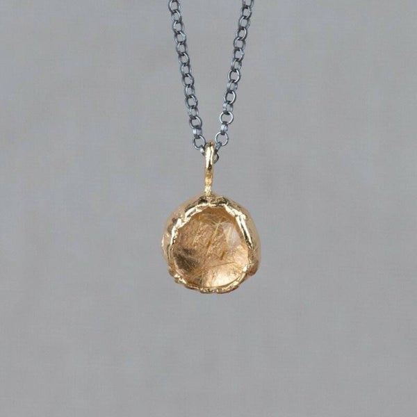 Jéh Collier Zilver Oxy met Hanger Verguld 20809