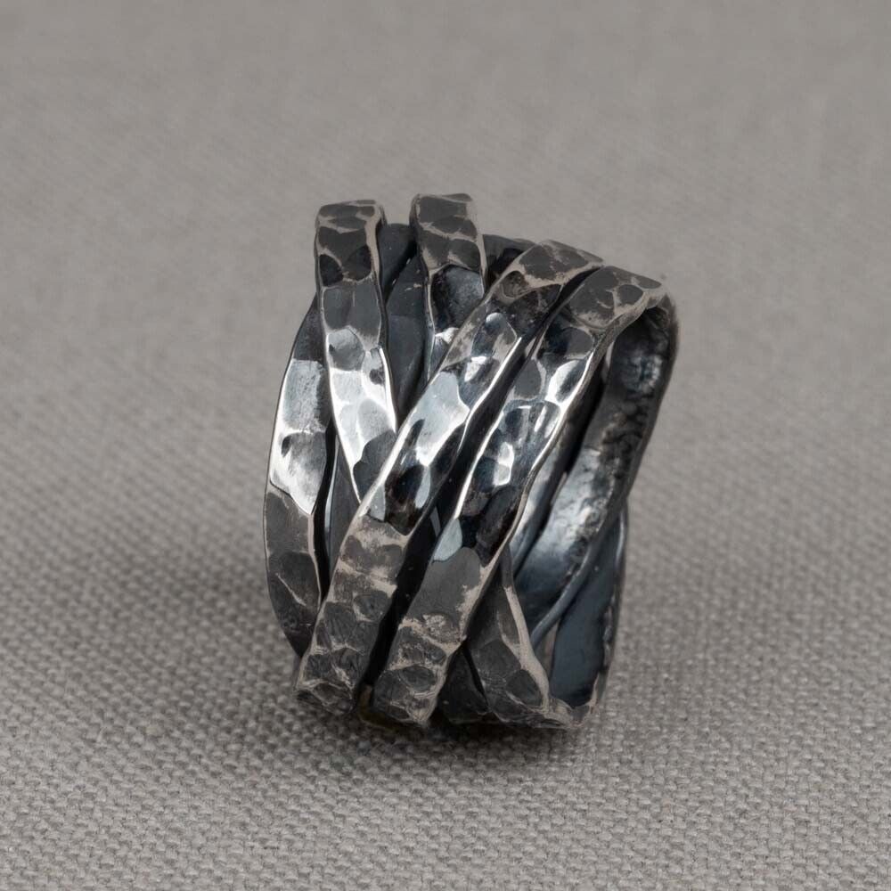 Jéh Ring Zilver Gewikkeld Oxy 21126