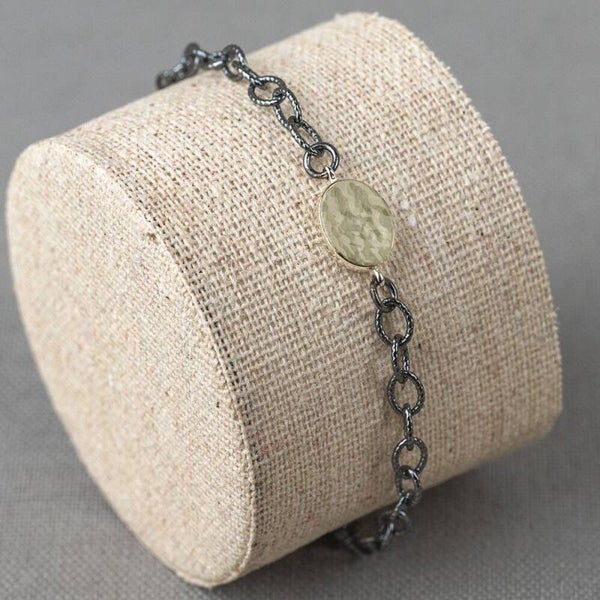 Jéh Armband Zilver + 9 KRT Ovaaltje 21201