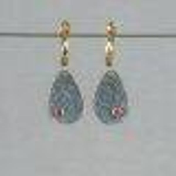 21301 Jeh Jewels Oorhanger duo cirkel + 10 karaat