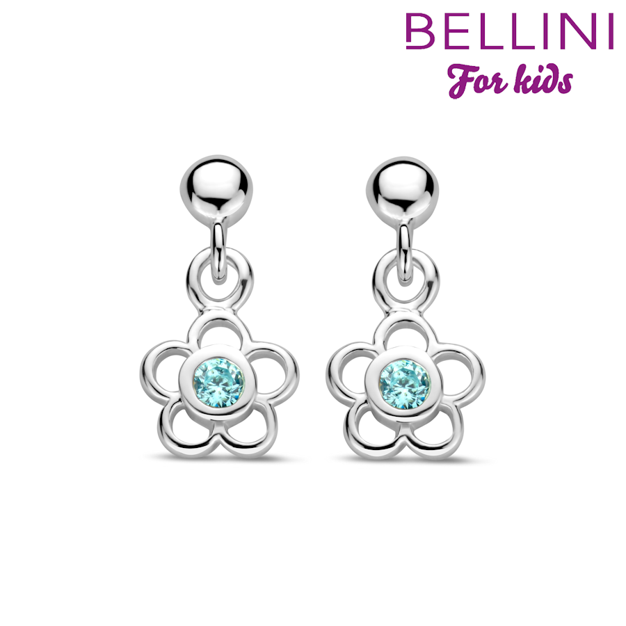 Bellini For Kids Oorknoppen Bloem Blauw 575.068