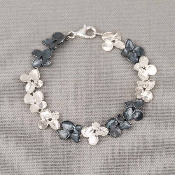 Jéh Armband Zilver + Oxy Viooltjes 21609