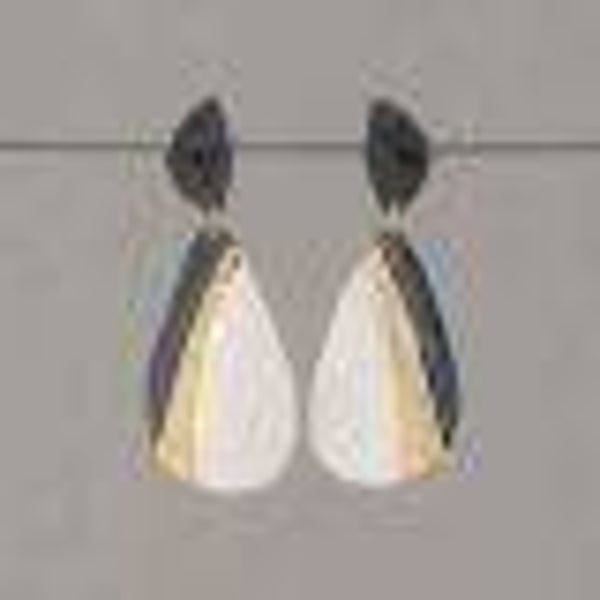 21626 Jeh Jewels Oorbel zilver, oxy, verguld Susan