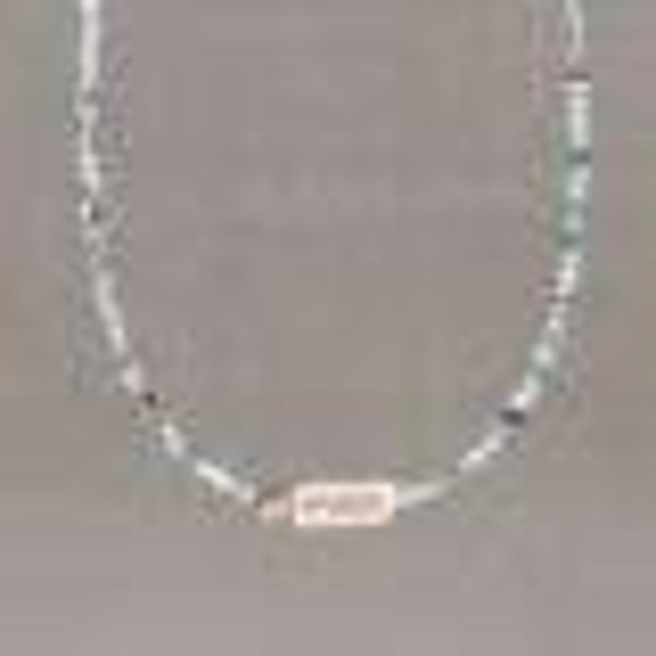 21730 Jeh Jewel Collier Larimar + Parel + Goldfilled