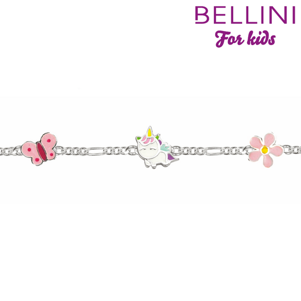 Bellini zilv armband vlinder/ eenhoorn/ bloem 573.077