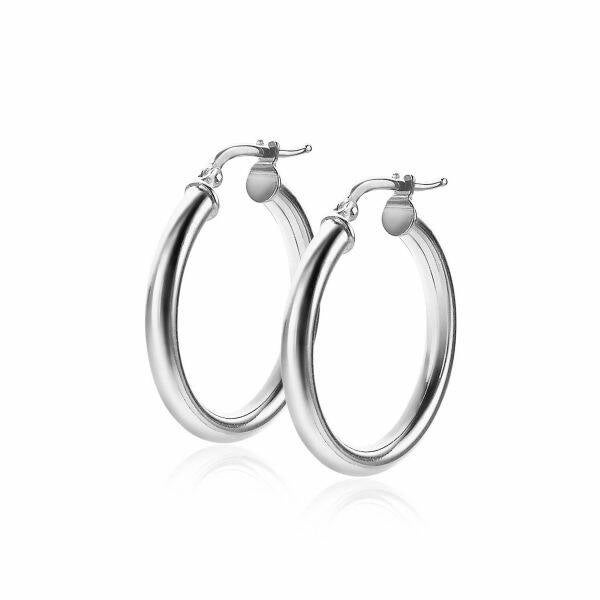 ZINZI Creolen Zilver 26x3mm ZIO2178