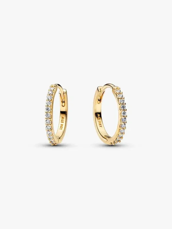 Pandora Oorringen 14K goldplated Sprankelende Mini 264649C01