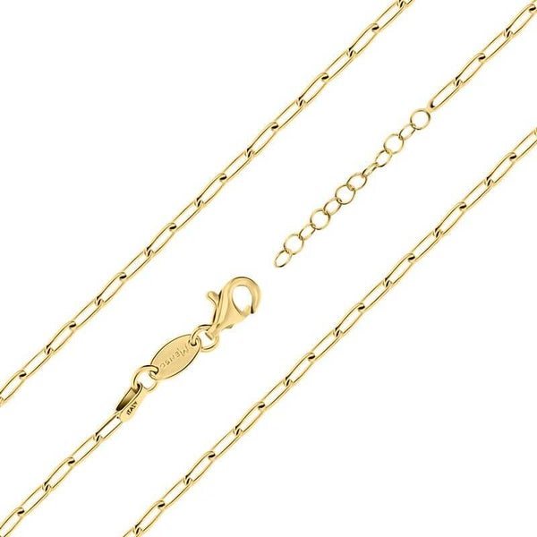 My Imenso Collier Zilver Verguld Paperclip 270128