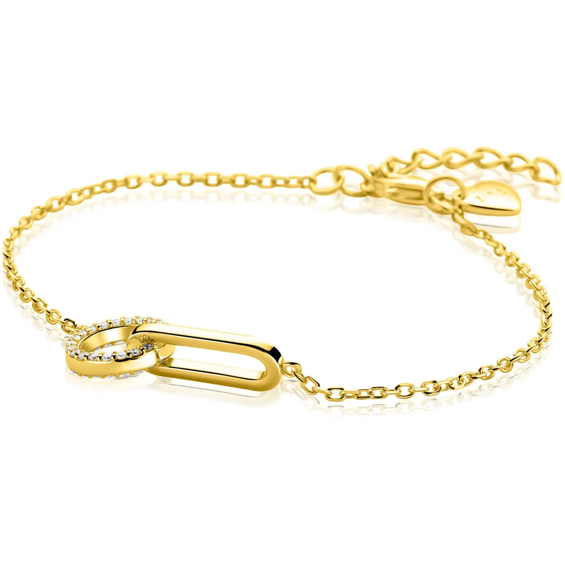 Zinzi Armband Zilver Verguld Locked ZIA2809