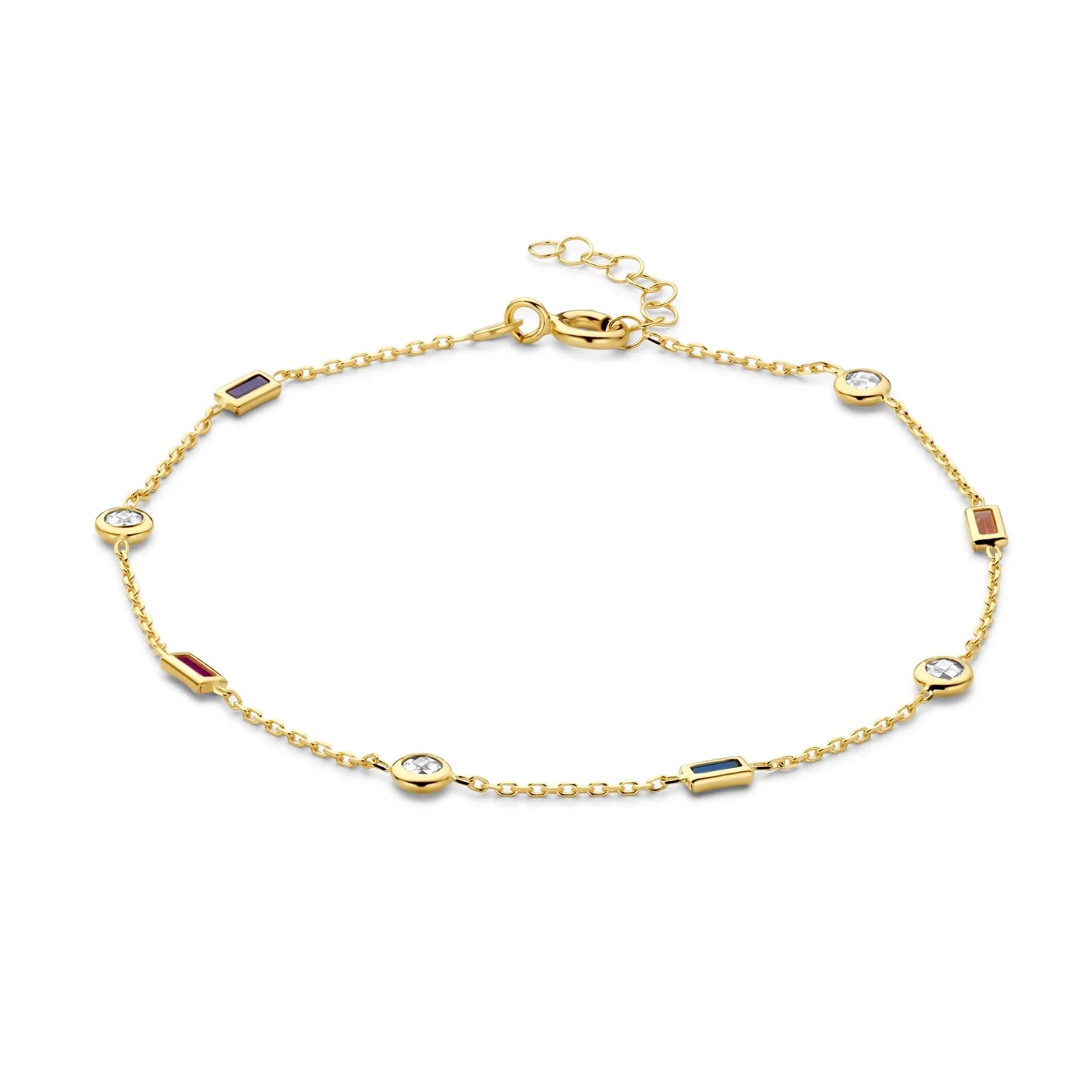 Joy & Julia Armband 14k Geelgoud Zirkonia Kleursteen 293.148