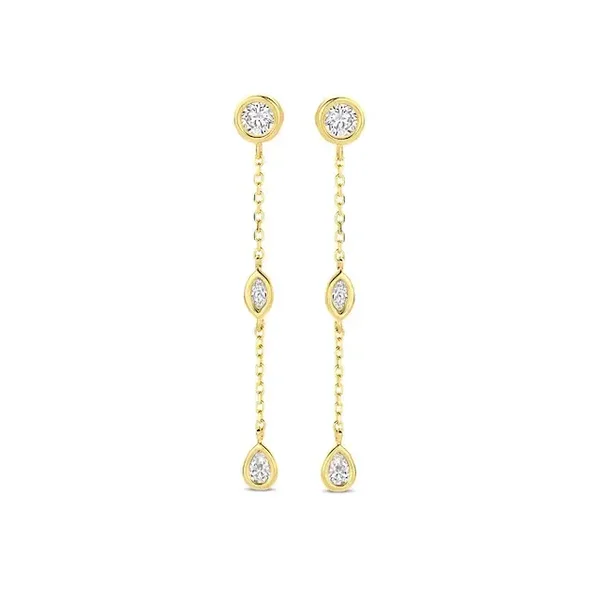 Joy&Julia Oorstekers Geelgoud met Zirkonia 295.238.00