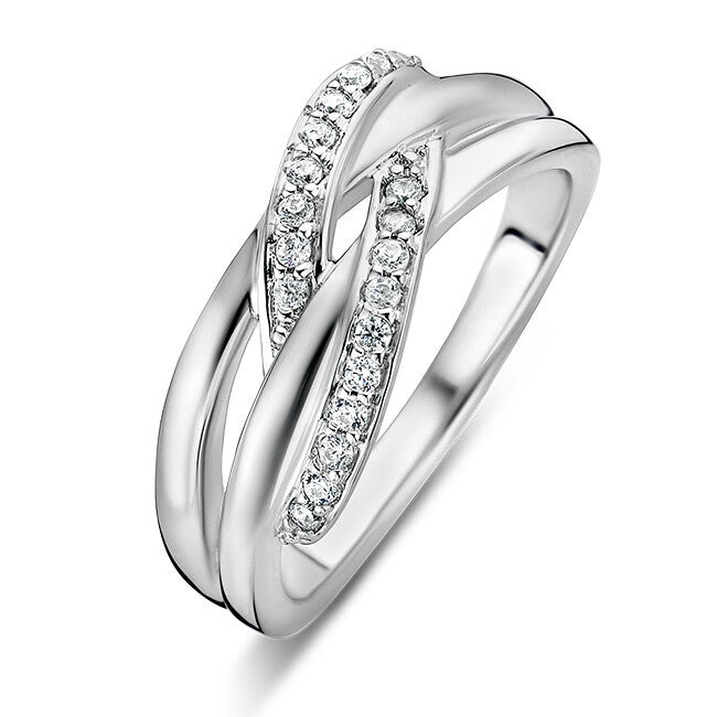 Rosa Di Luca Zilver Ring Zirkonia 629.575