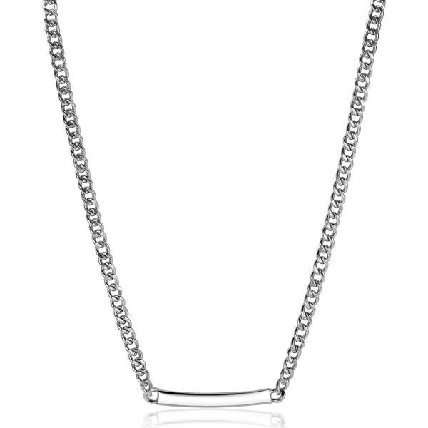 ZINZI Collier Zilver Gourmet Plaat ZIC2271
