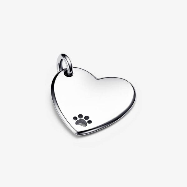 Pandora Honden Halsband Hanger Hart Hondenpootje 312270C00