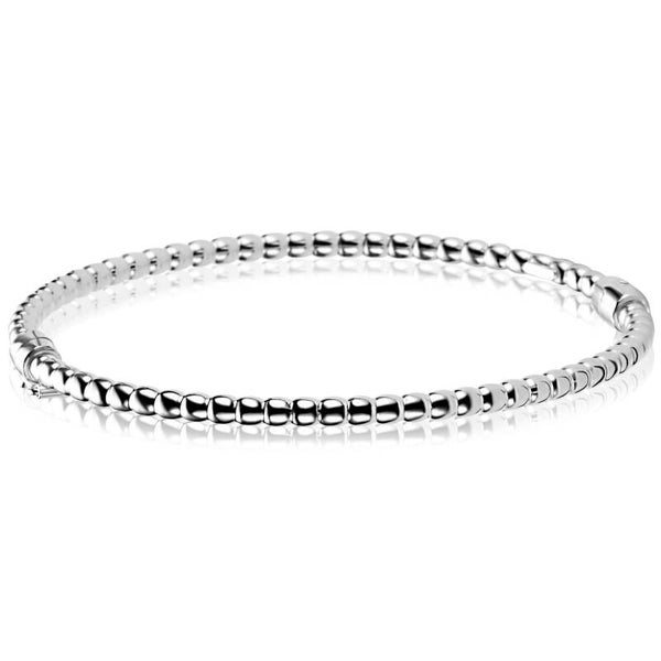 ZINZI Armband Zilver Bangle Bolletjes 3mm ZIA2755