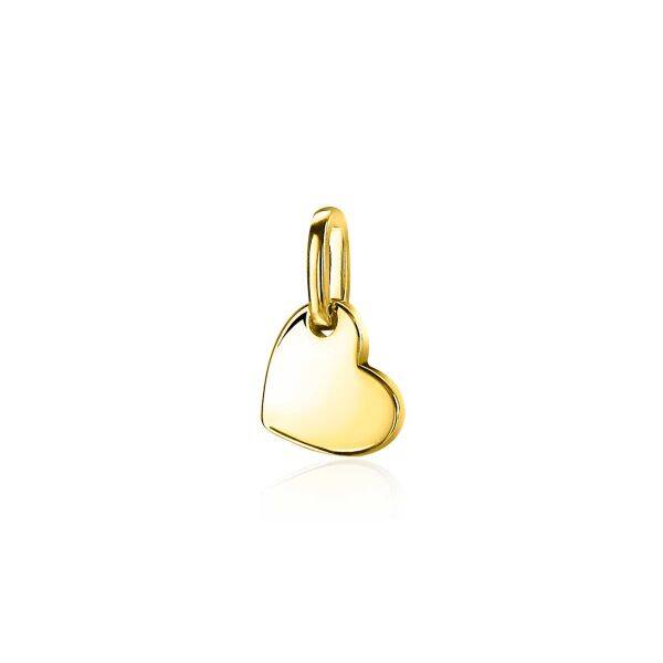 ZINZI Hanger Zilver 14K Geelverguld Hartje ZIH2065G