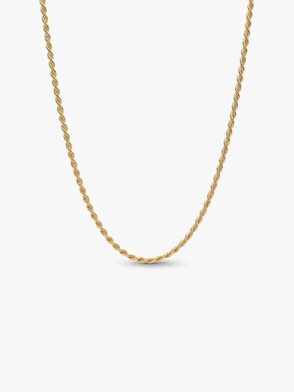 Pandora Collier 14k Gold-plated Touwschakelketting 364687C00