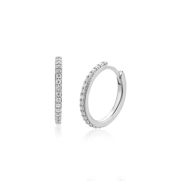 Zinzi Creolen Zilver Zirkonia's ZIO2832