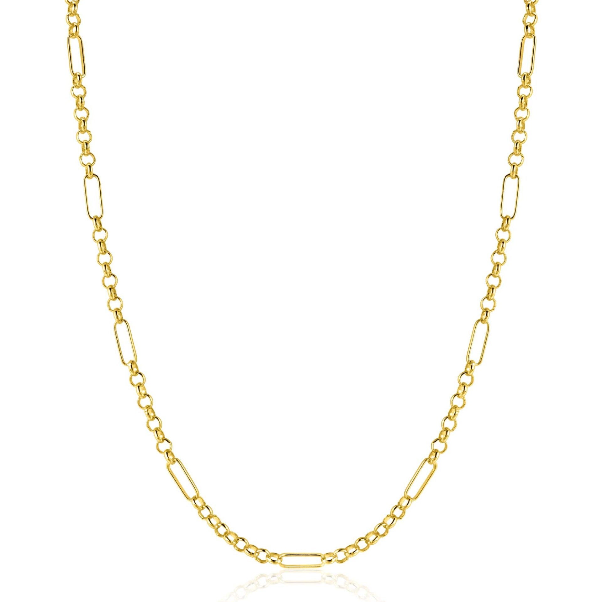 Zinzi Collier Gold 14 Karaat Goud Jasseron ZGC495