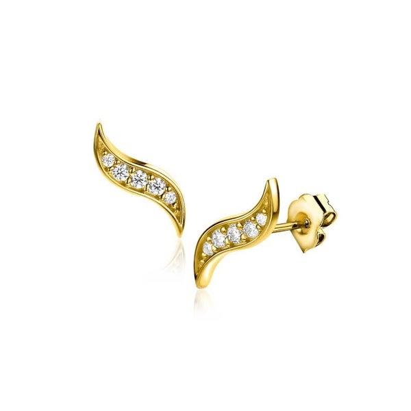 Zinzi Oorstekers Gold 14 Karaat Sierlijk ZGO516
