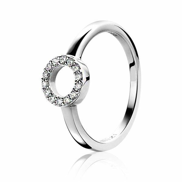 ZINZI Ring Zilver Rond Open ZIR1063