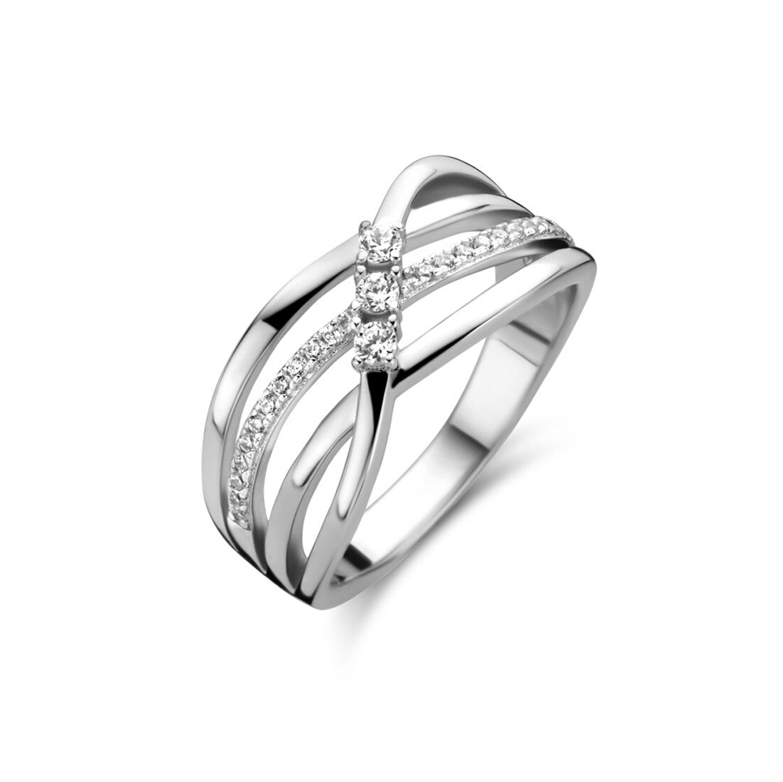 Rosa Di Luca Zilver Ring Zirkonia 629.660